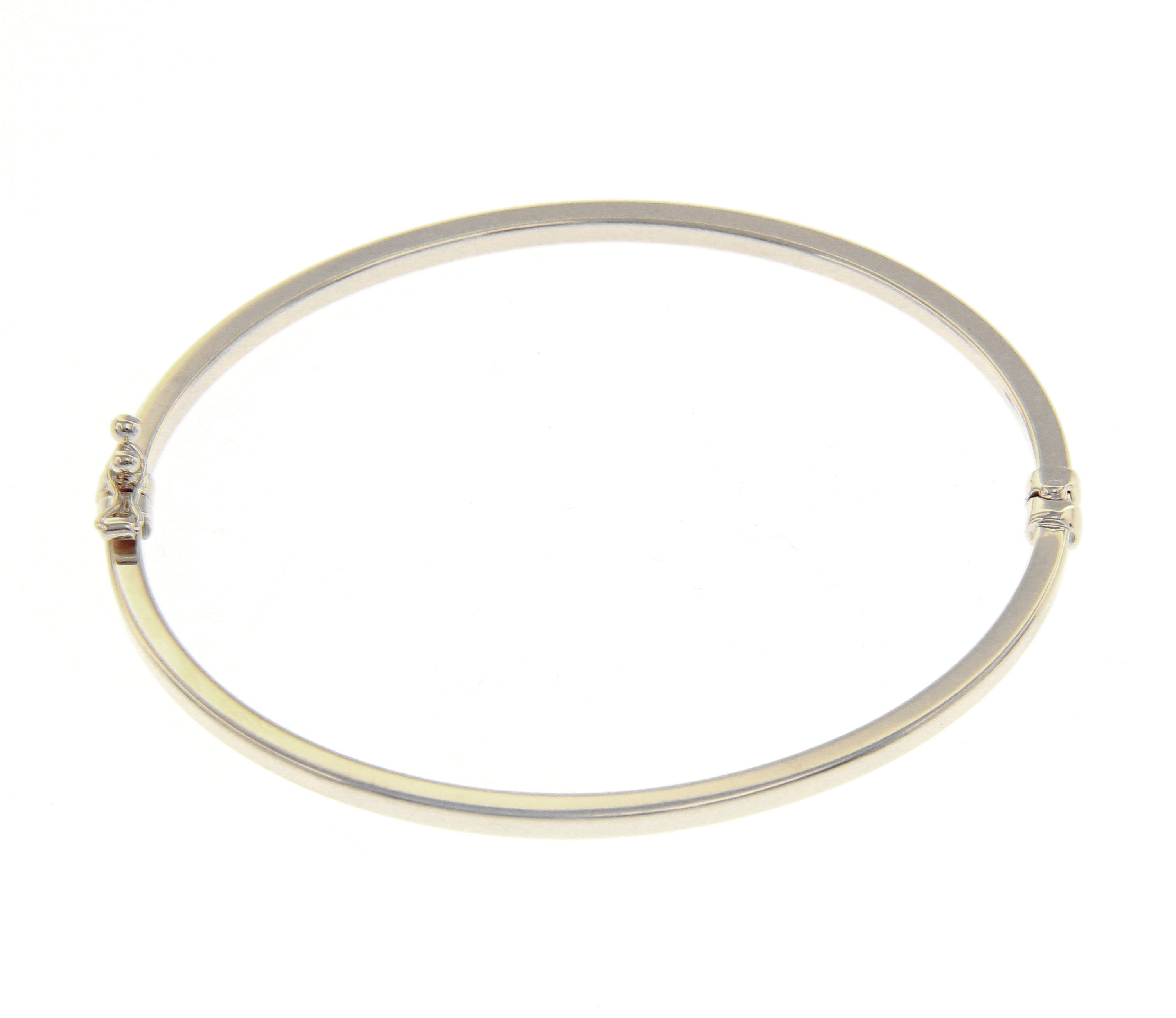Rose gold oval bracelet with clasp k14 (code S219995)